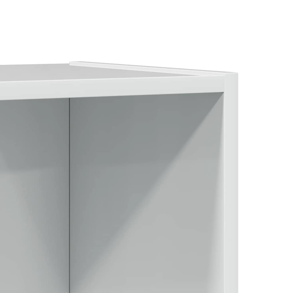 Bookcase, high-gloss white, 40x24x109 cm, engineered wood