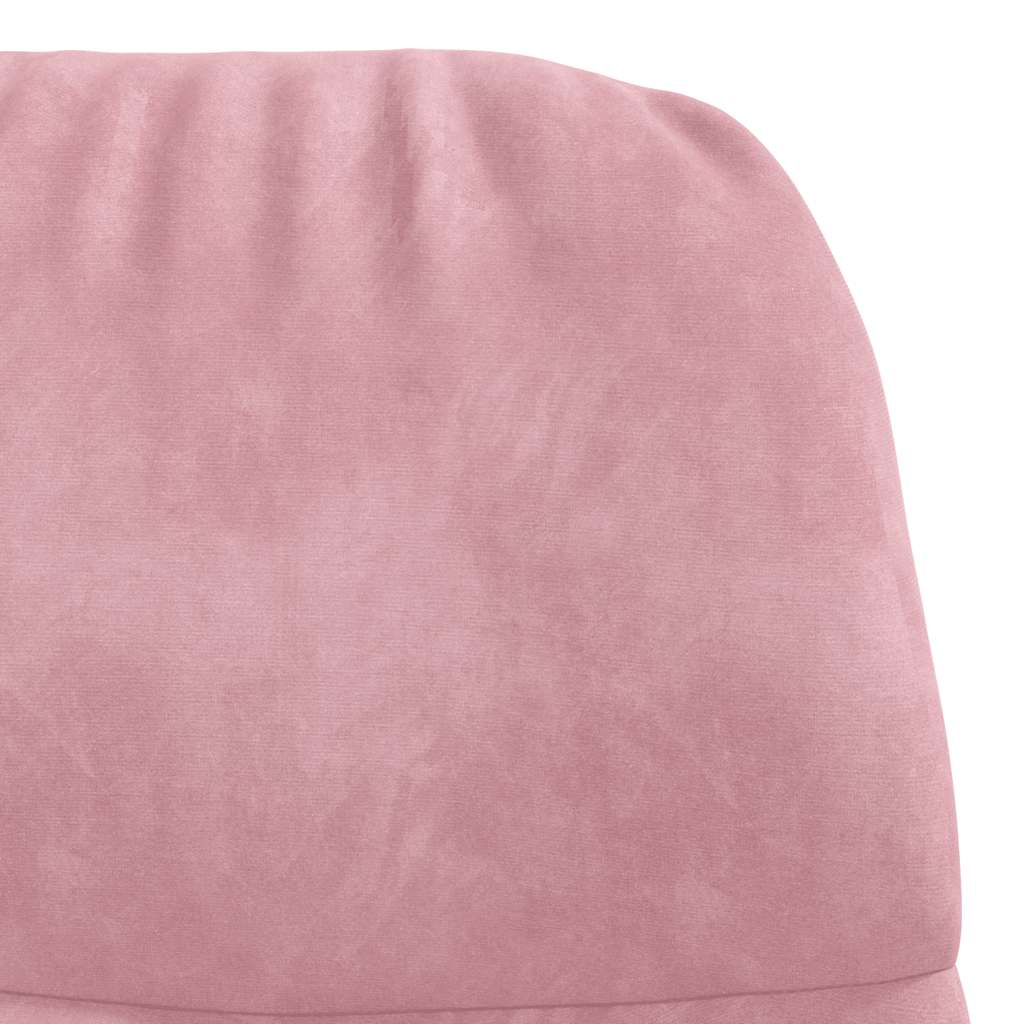 Lounge chair, pink, velvet