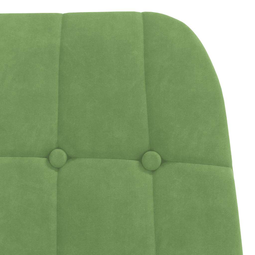 Lounge chair, light green, velvet