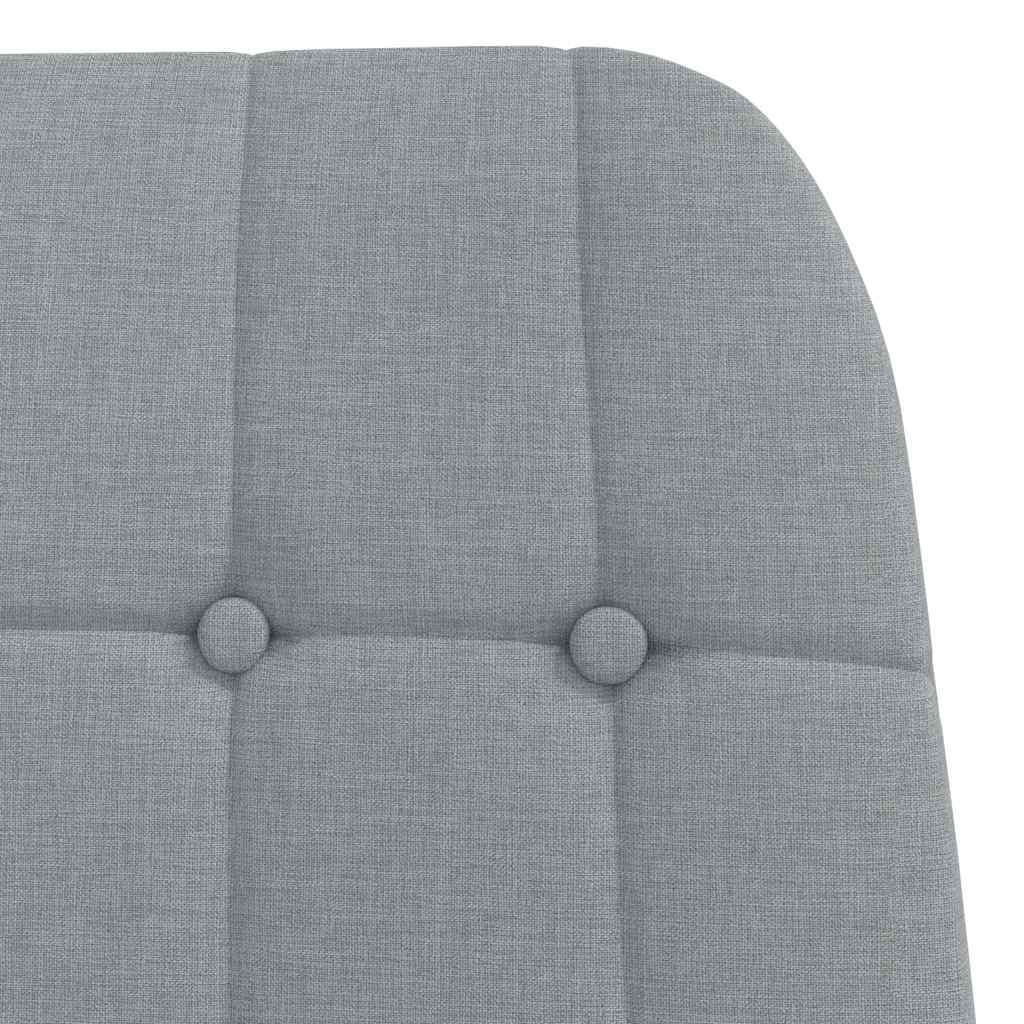 Lounge chair, light gray, textile