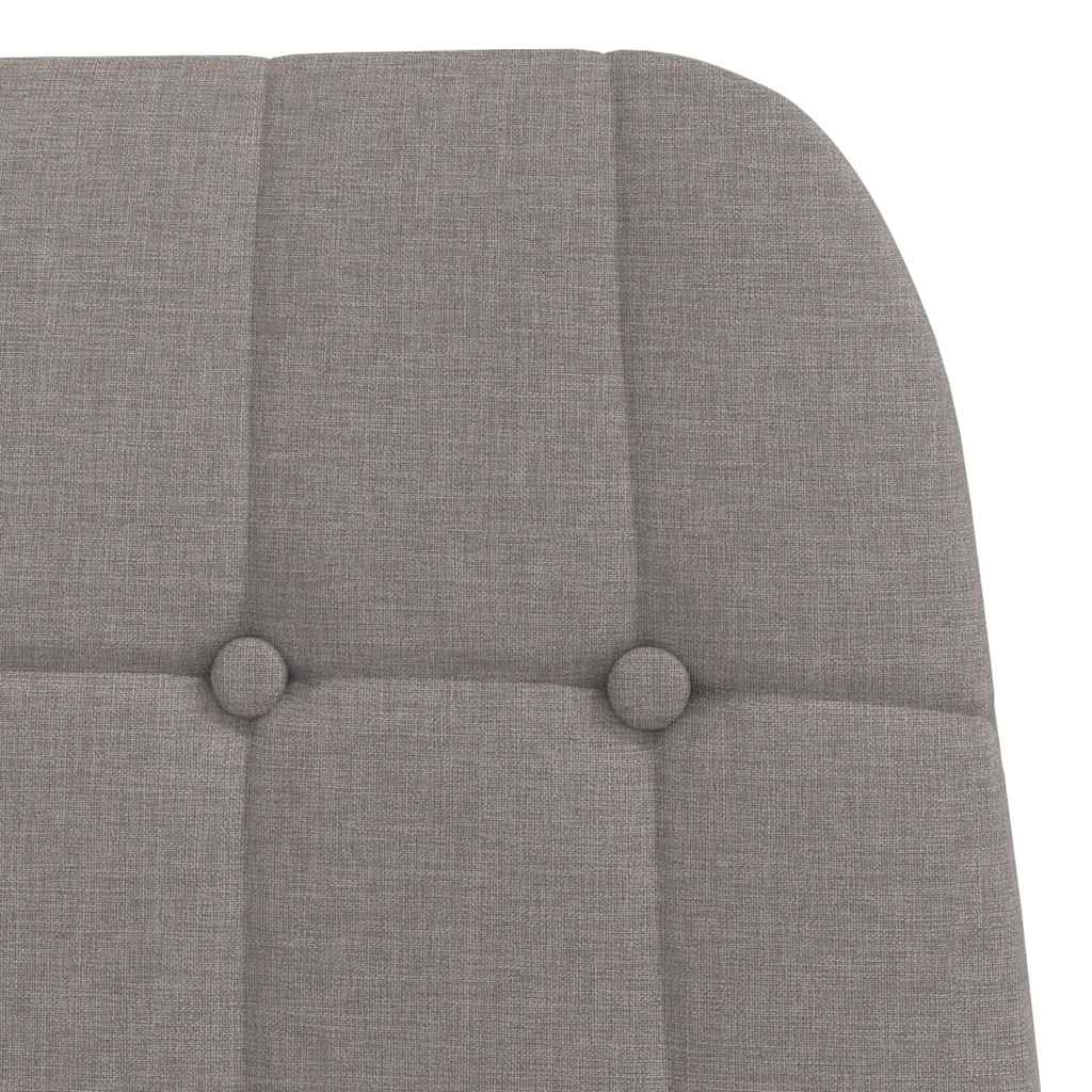 Lounge chair, taupe grey, textile