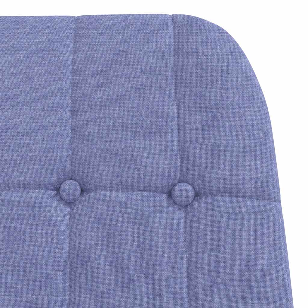 Lounge chair, blue jeans, textile material