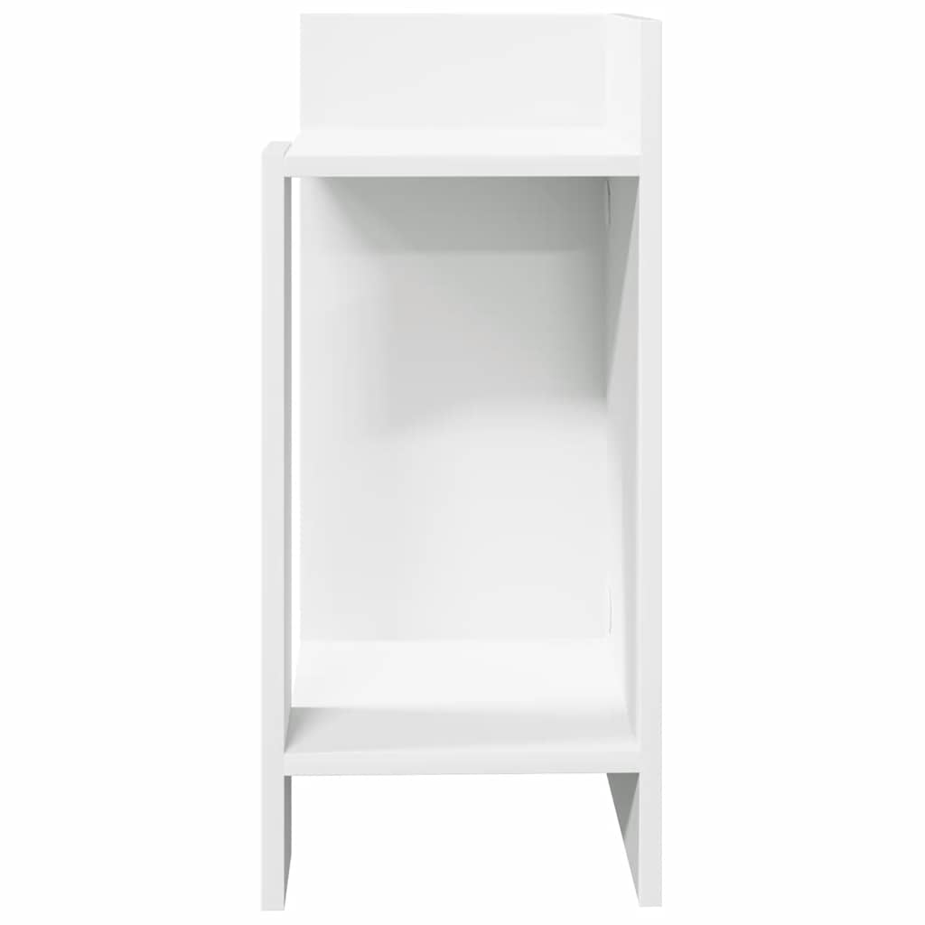 Side table with white shelf 25.5x27x60 cm