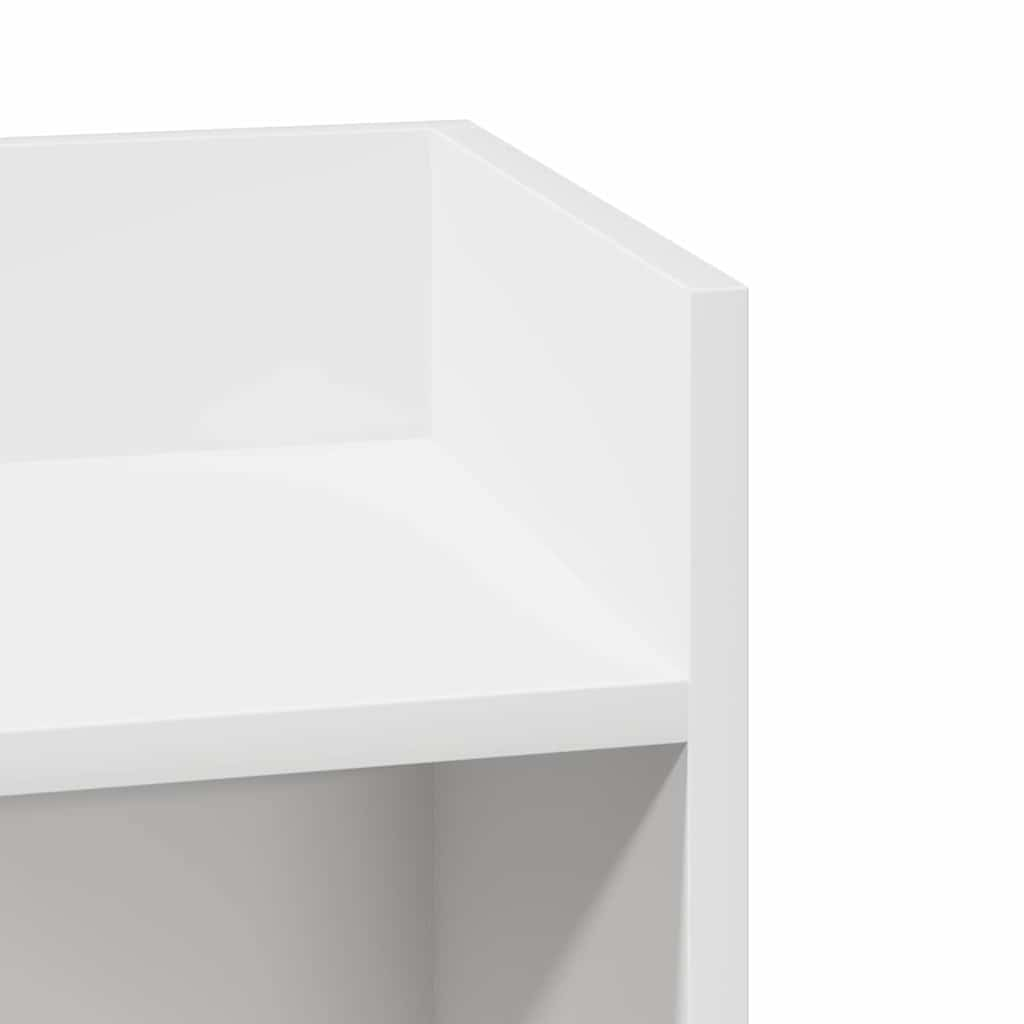 Side table with white shelf 25.5x27x60 cm