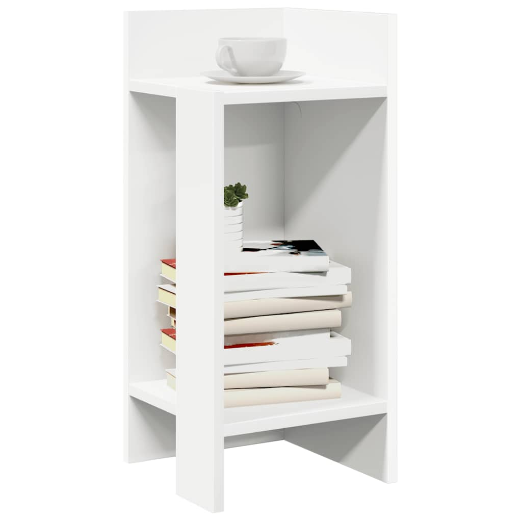 Side table with white shelf 25.5x27x60 cm