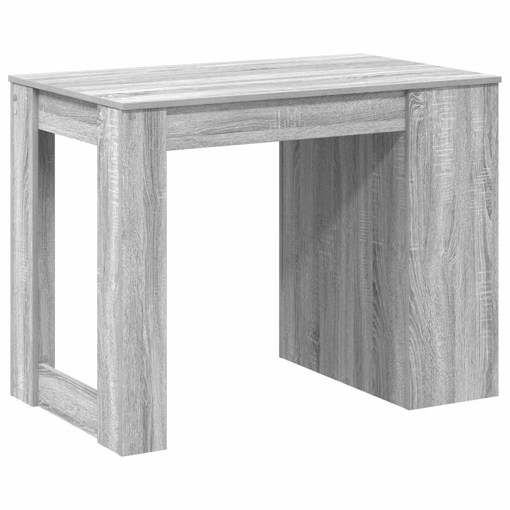 Desk with drawer and shelves Sonoma 102x62x77.5cm processed wood