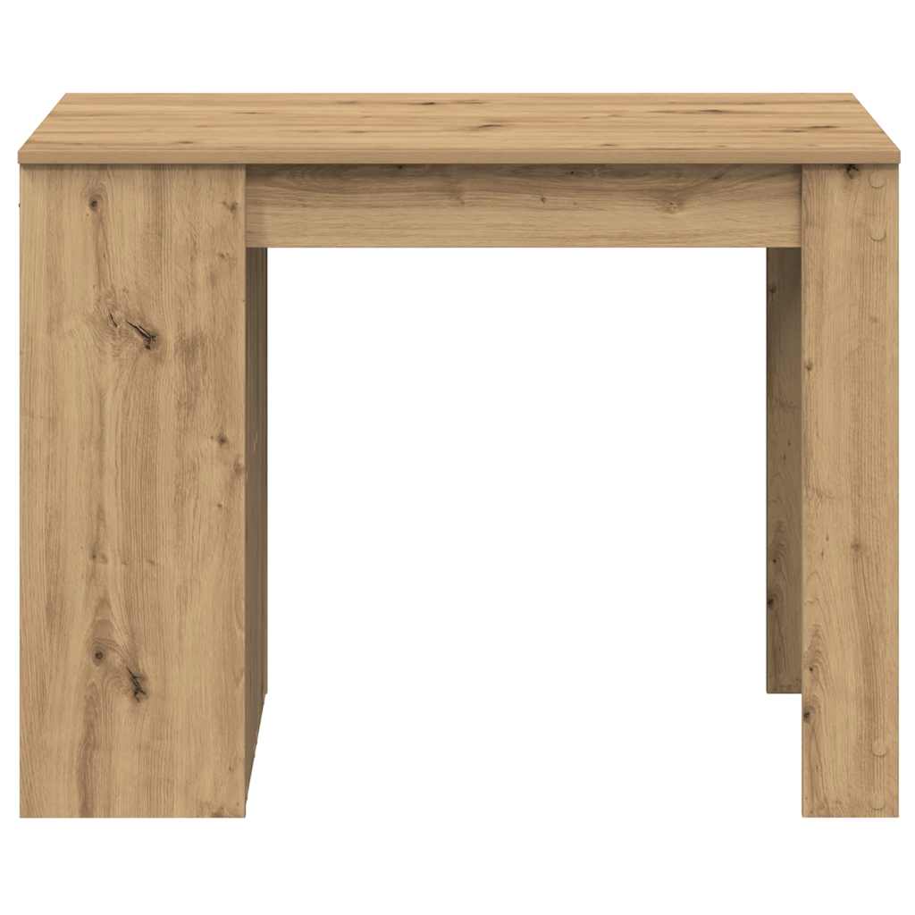 Desk with drawer and shelf Artisanal oak 102x62x77.5 cm chipboard