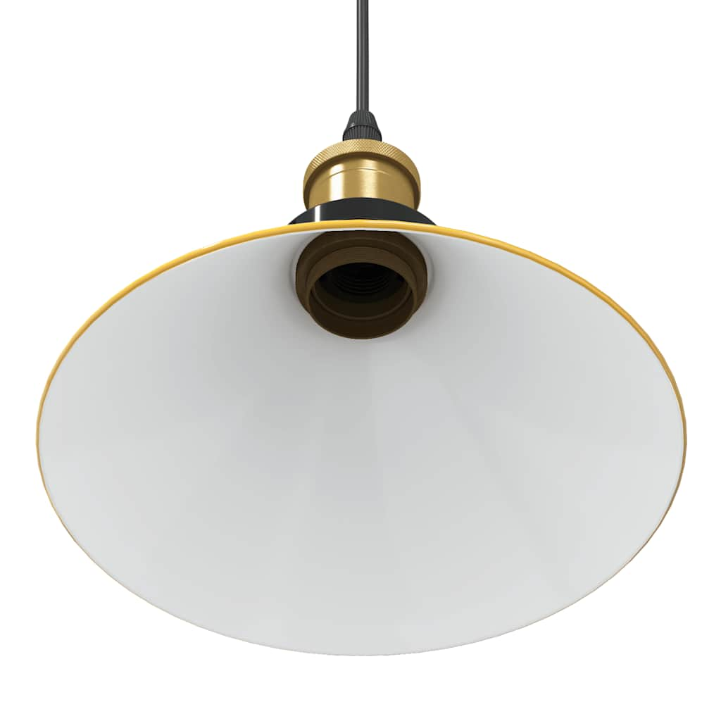 Height-adjustable pendant lamp E27 Glossy yellow Metal