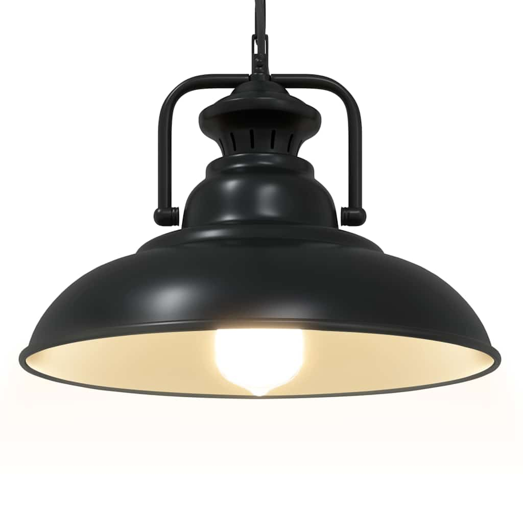 Hanging lamp E27 Black Ø 31 cm Iron