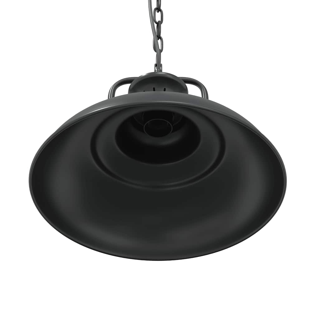 Hanging lamp E27 Black Ø 31 cm Iron