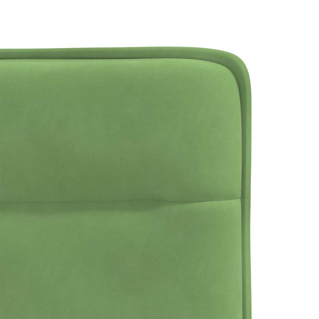 Kitchen chairs, 2 pcs., light green, velvet