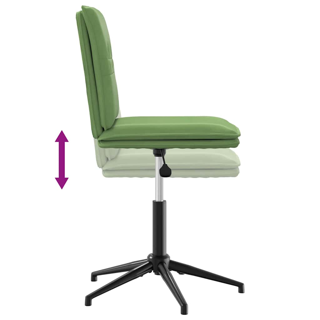 Kitchen chair, light green, velvet