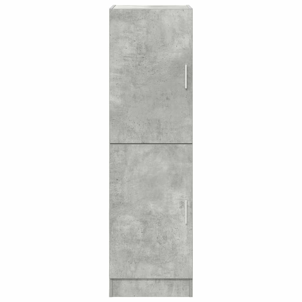 Dulap de bucătărie, gri beton 38x41,5x131,5 cm lemn prelucrat