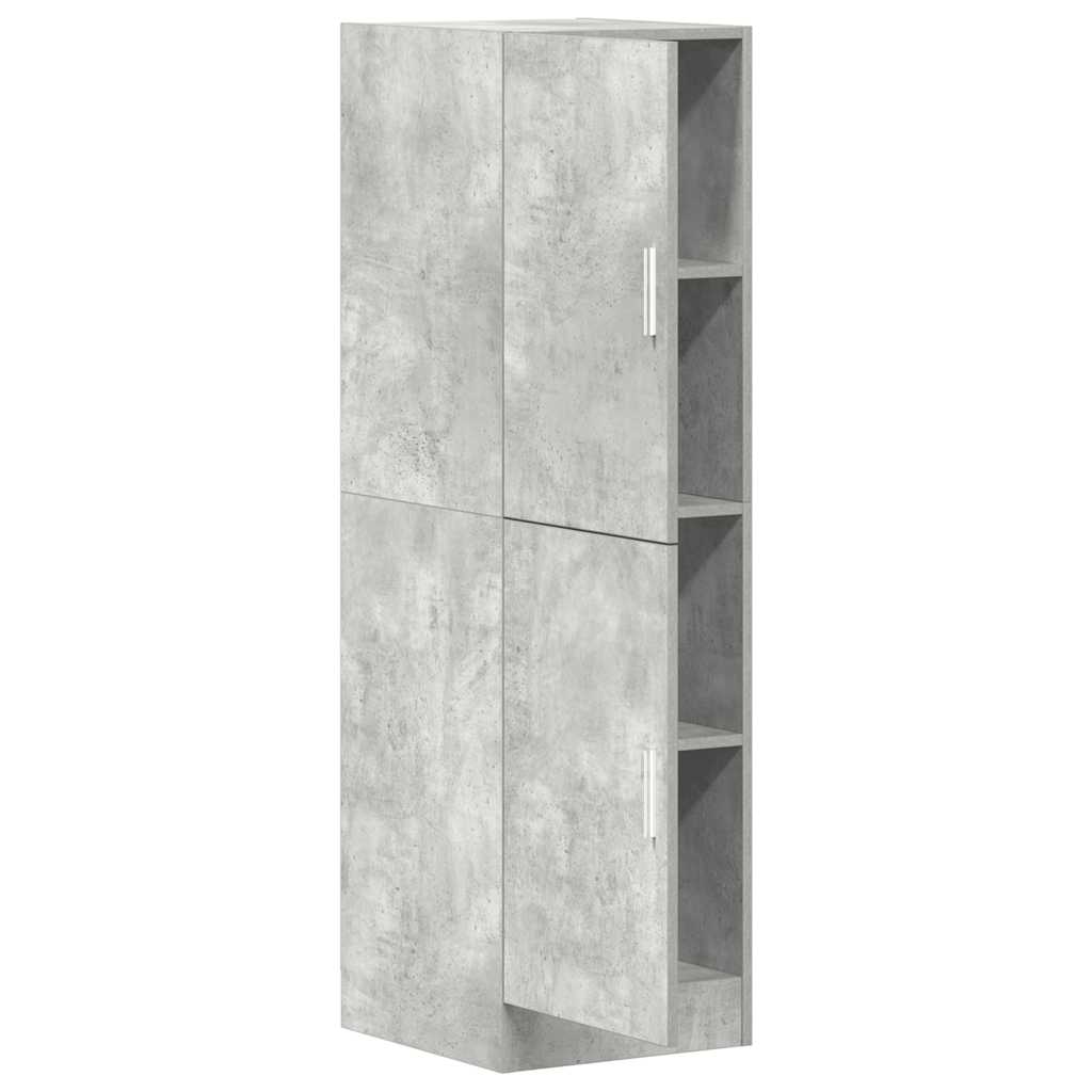 Dulap de bucătărie, gri beton 38x41,5x131,5 cm lemn prelucrat