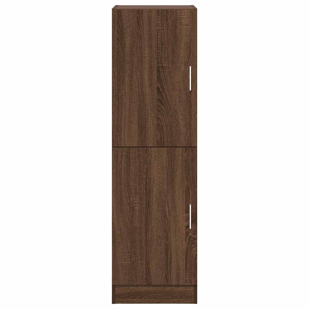 Kitchen cabinet, brown oak 38x41.5x131.5 cm engineered wood