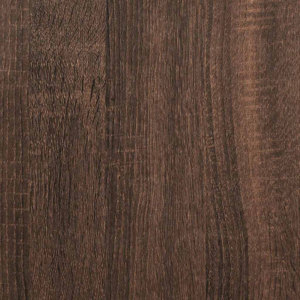 Kitchen cabinet, brown oak 38x41.5x131.5 cm engineered wood