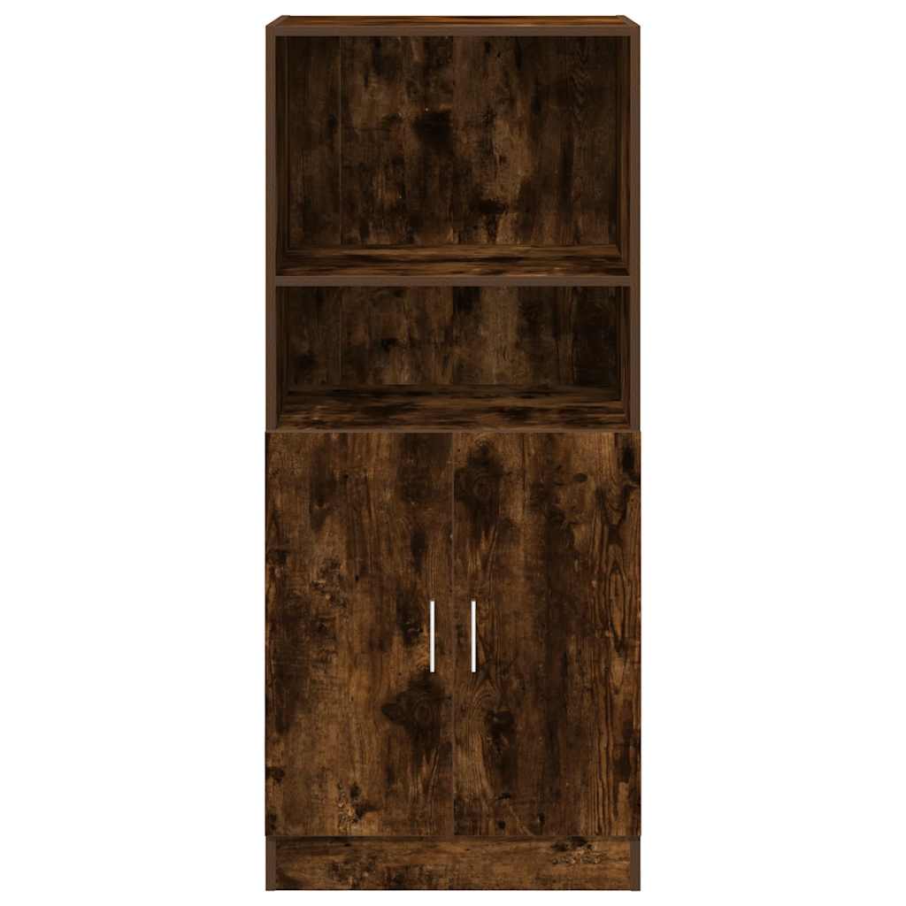 Kitchen cabinet, smoky oak, 57x41.5x131.5 cm, wood