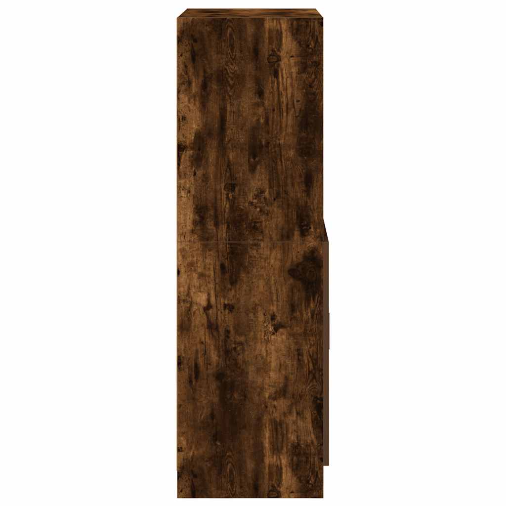 Kitchen cabinet, smoky oak, 57x41.5x131.5 cm, wood