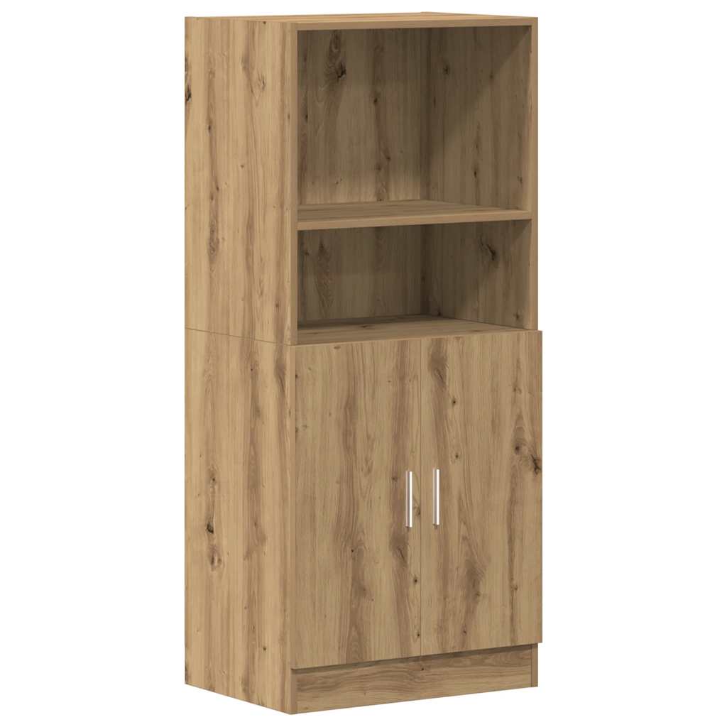 Handcrafted oak kitchen cabinet 57x41.5x131.5 cm wood