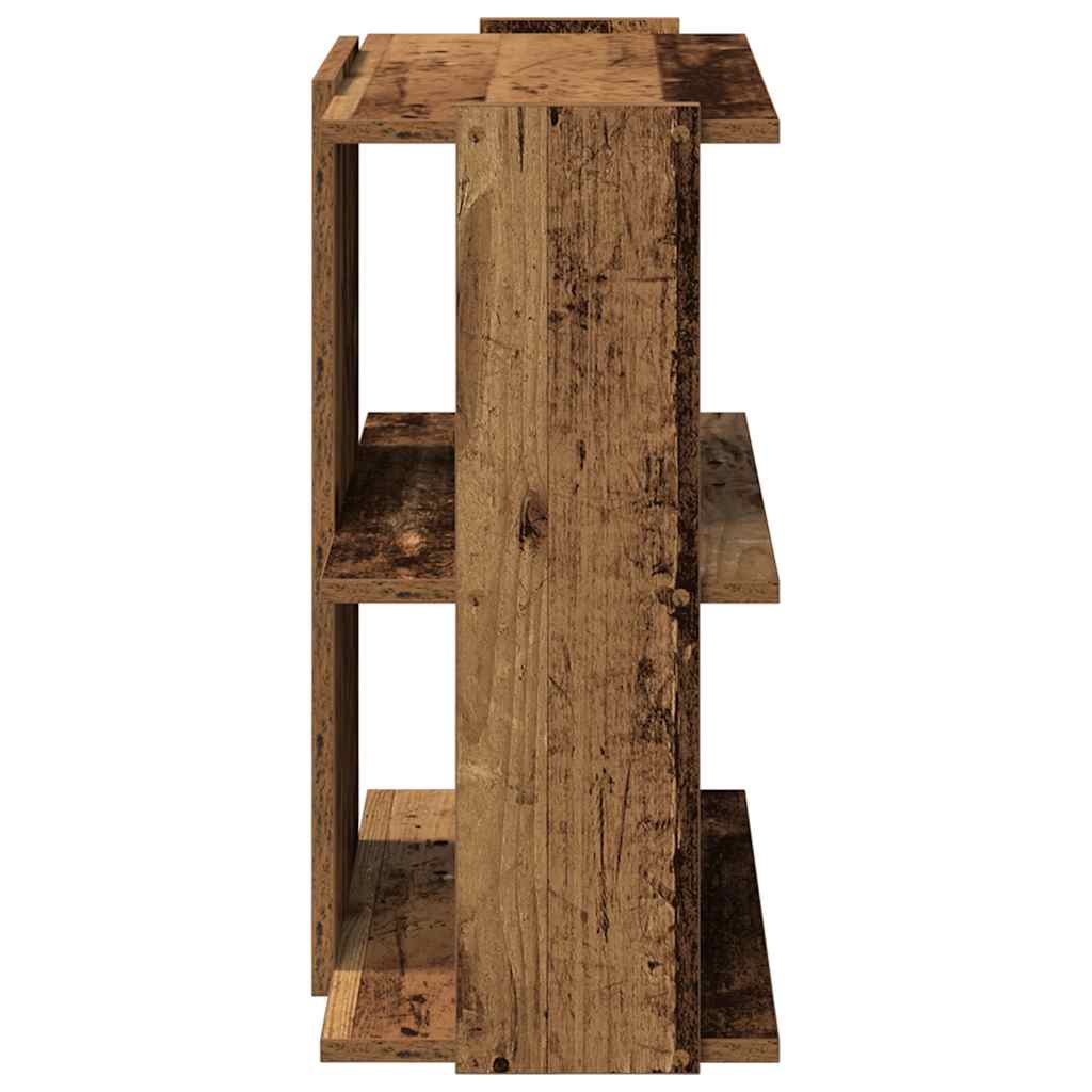 5-tier bookcase, old wood, 60x30x60 cm, wood