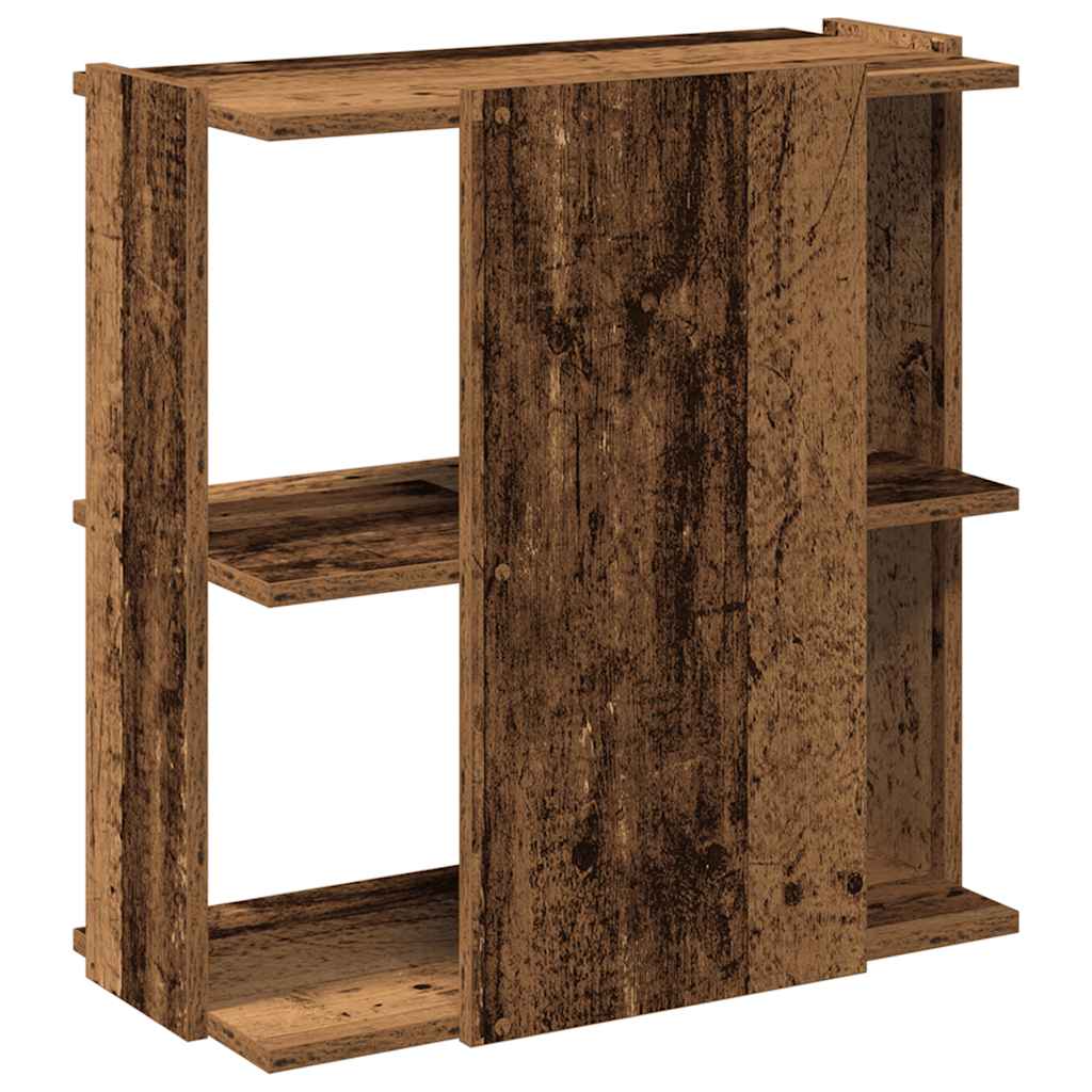 5-tier bookcase, old wood, 60x30x60 cm, wood