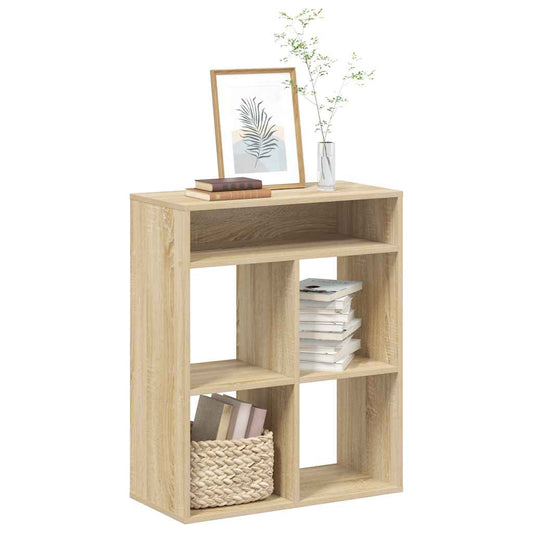 Bookcase, Sonoma oak, 66x31x80 cm, engineered wood