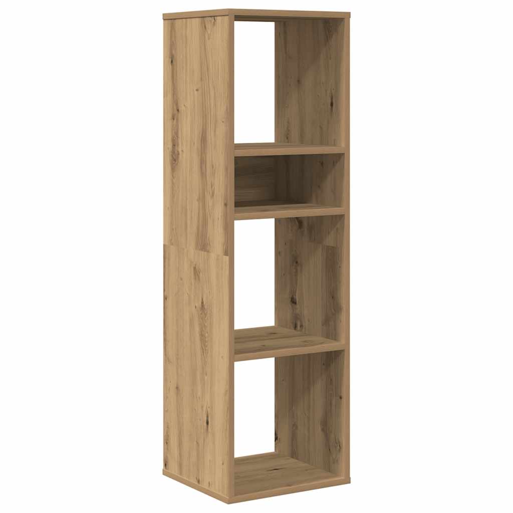 Bookcase, handcrafted oak, 34x31x112 cm, processed wood