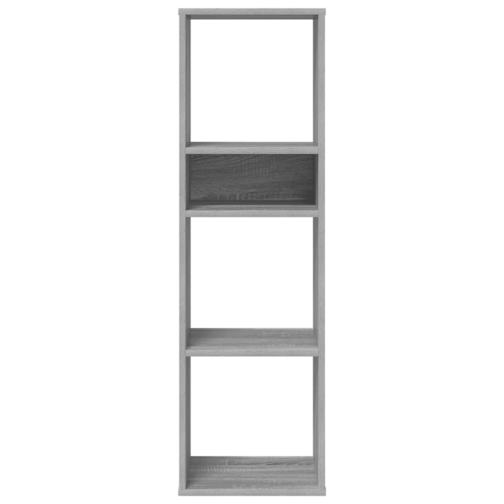 Bookcase, sonoma grey, 34x31x112 cm, engineered wood