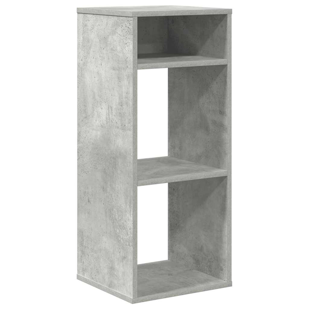 Bookcase, concrete grey, 34x31x80 cm, processed wood