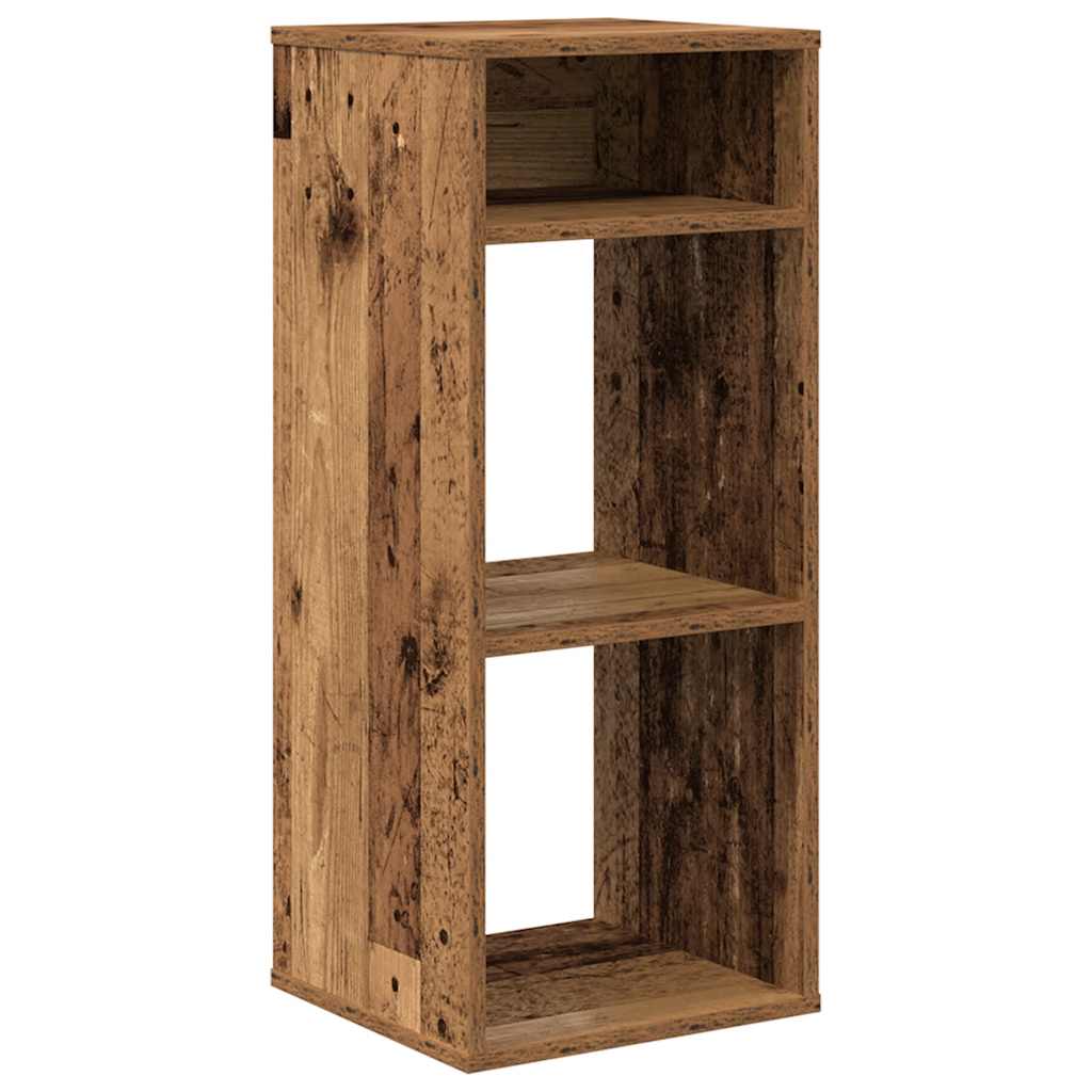 Bookcase, old wood, 34x31x80 cm, processed wood