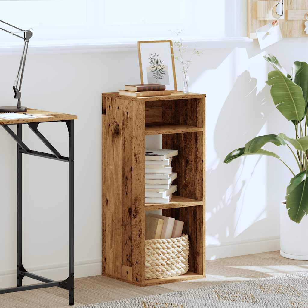 Bookcase, old wood, 34x31x80 cm, processed wood