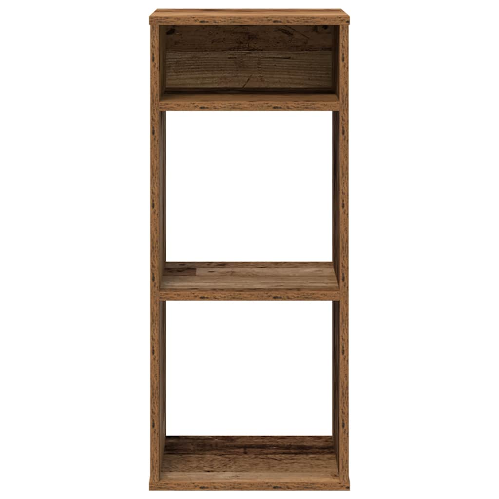 Bookcase, old wood, 34x31x80 cm, processed wood