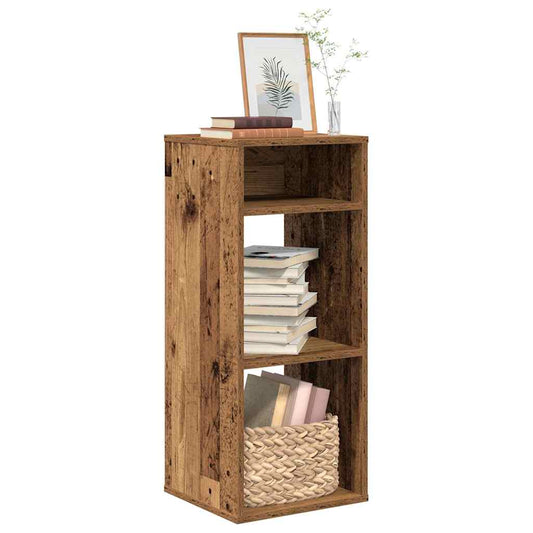 Bookcase, old wood, 34x31x80 cm, processed wood