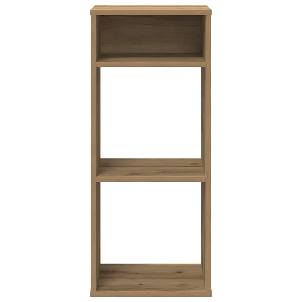 Bookcase, handcrafted oak, 34x31x80 cm, processed wood