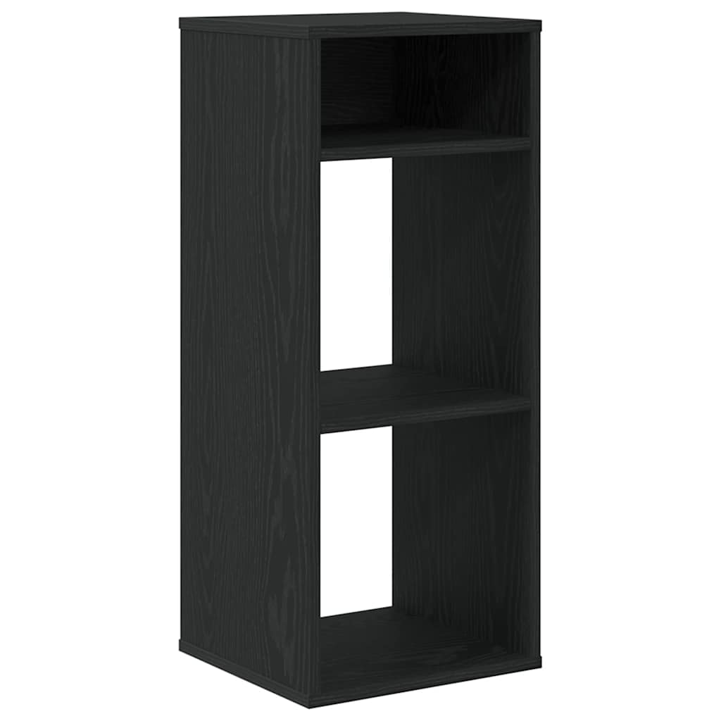 Bibliotecă, negru, 34x31x80 cm, lemn prelucrat