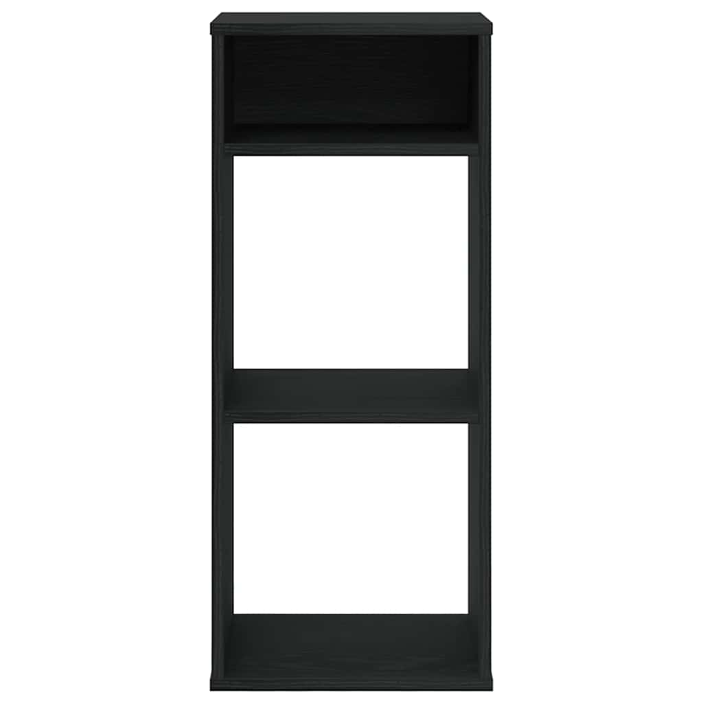 Bookcase, black, 34x31x80 cm, processed wood