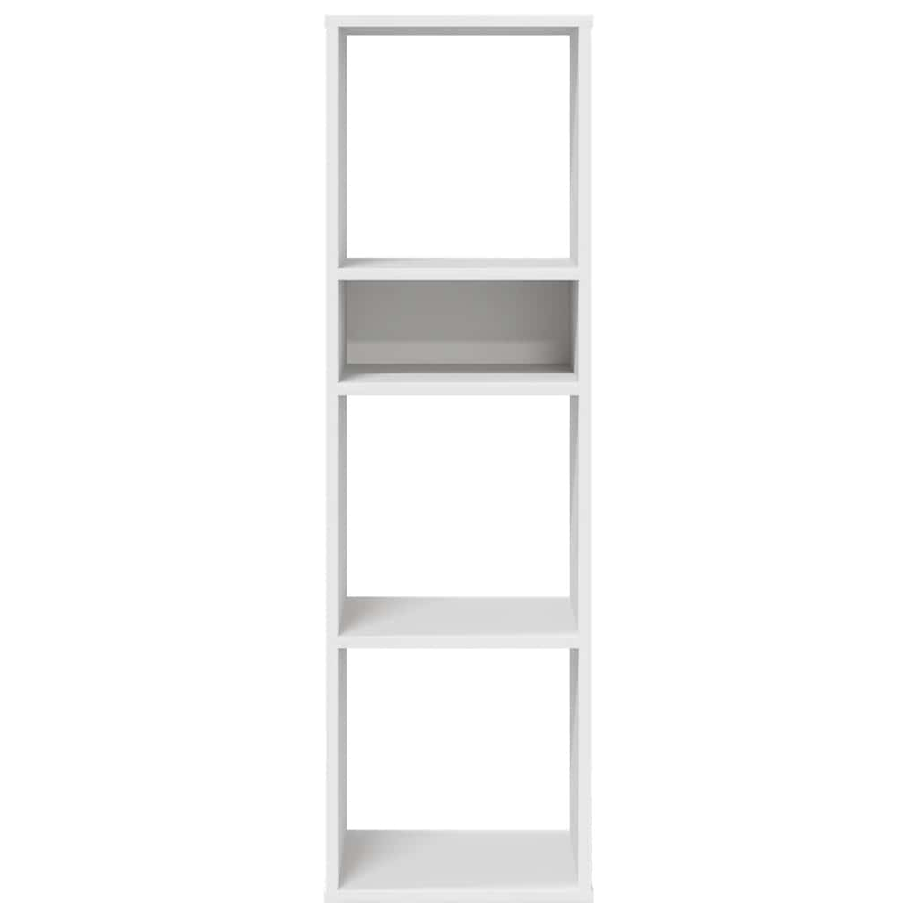 Bookcase, white, 34x31x112 cm, processed wood