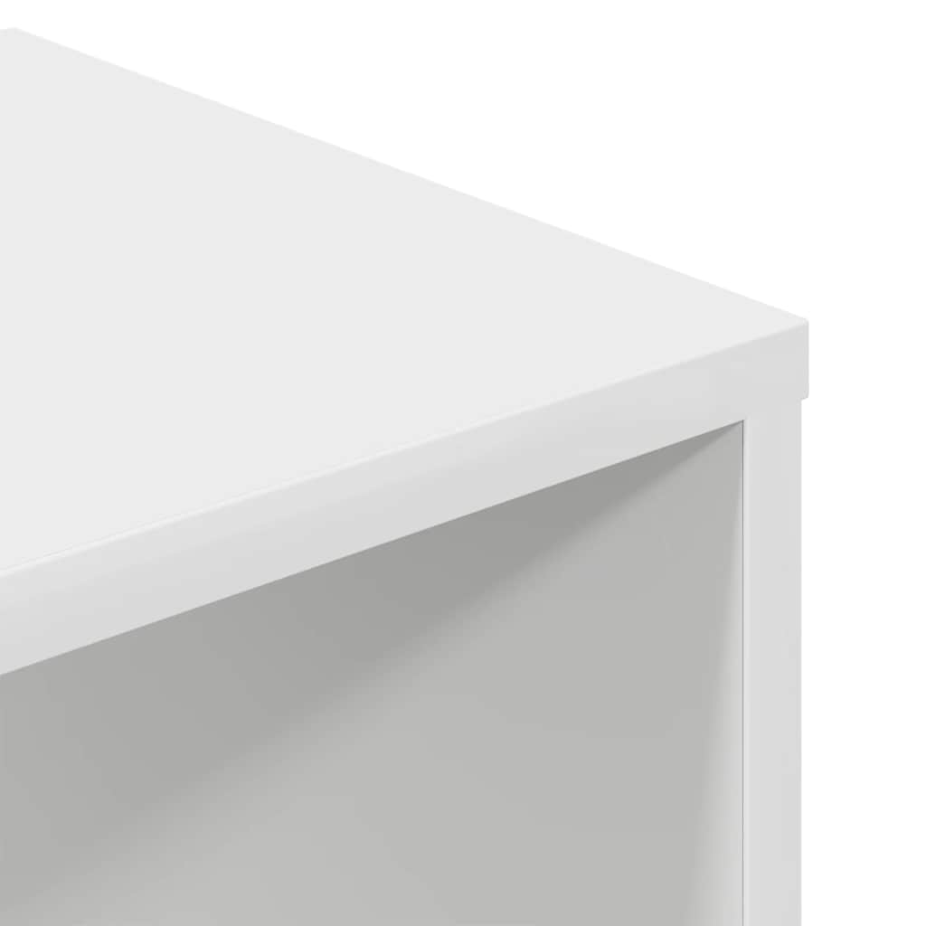 Bookcase, white, 34x31x112 cm, processed wood