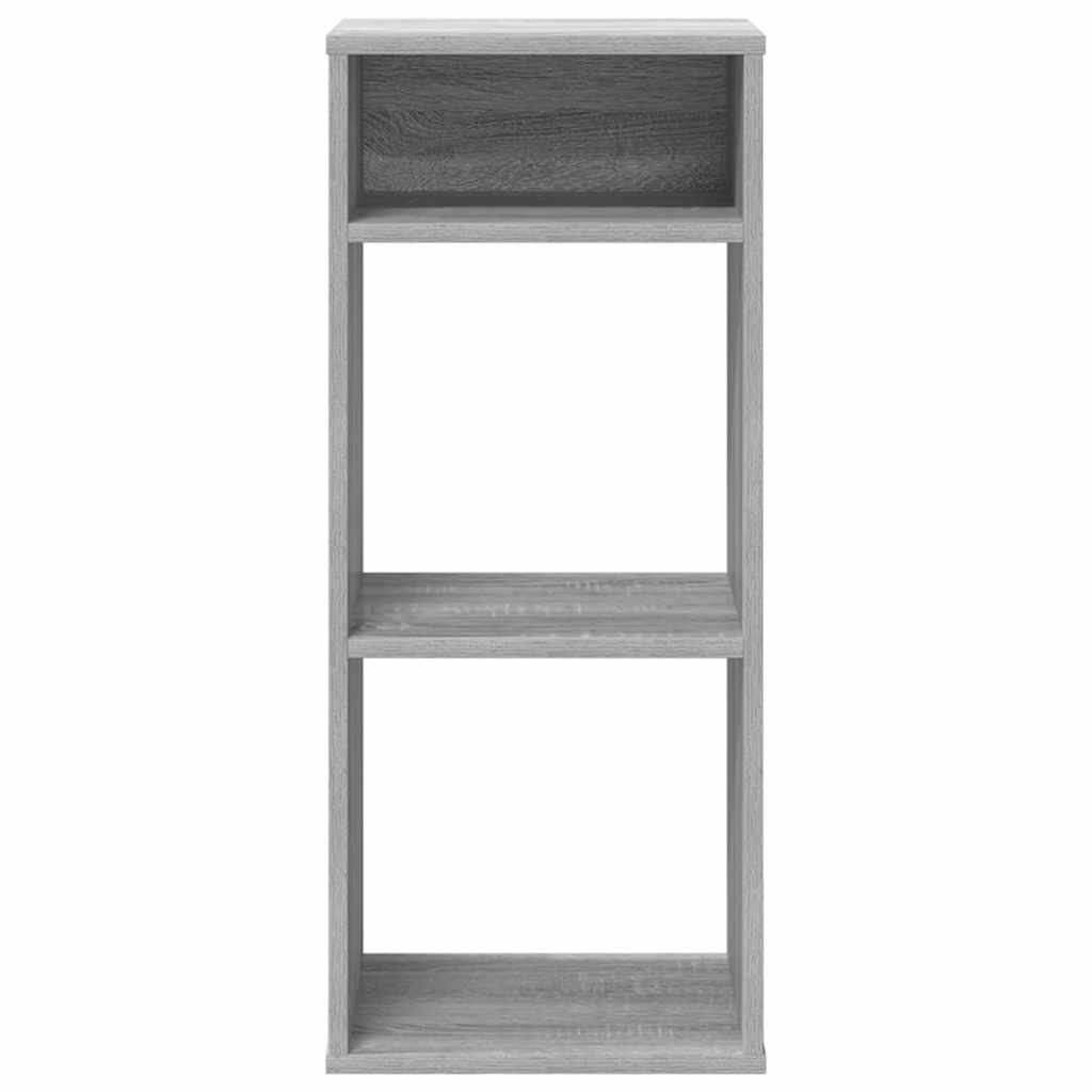 Bookcase, sonoma grey, 34x31x80 cm, engineered wood