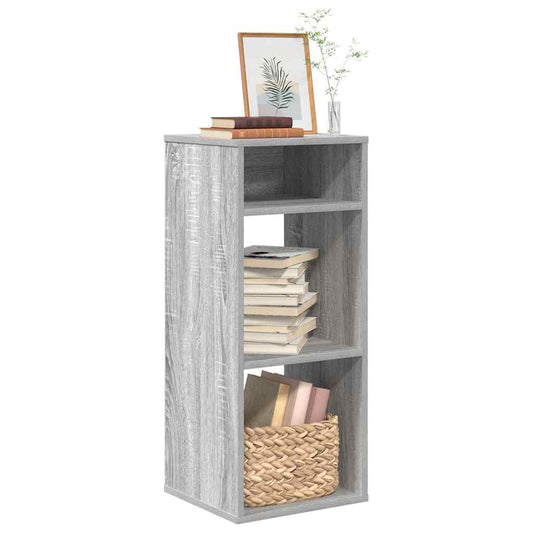 Bookcase, sonoma grey, 34x31x80 cm, engineered wood