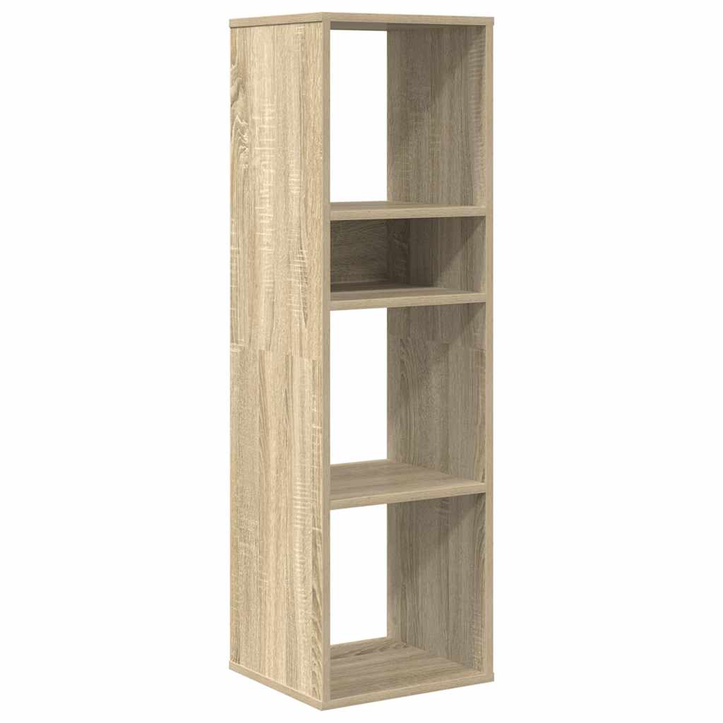 Bookcase, sonoma oak, 34x31x112 cm, processed wood