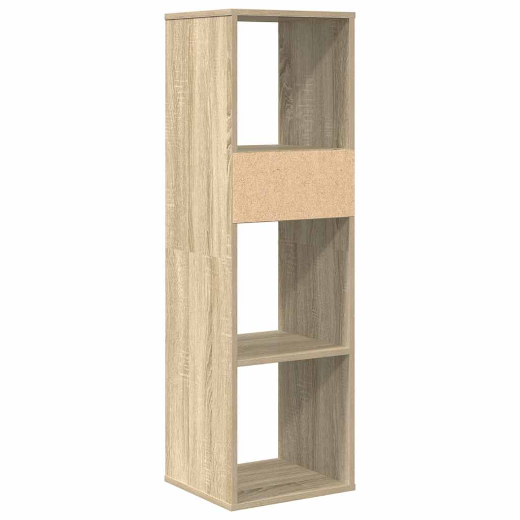 Bookcase, sonoma oak, 34x31x112 cm, processed wood