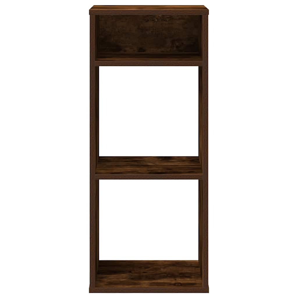 Bookcase, smoky oak, 34x31x80 cm, engineered wood