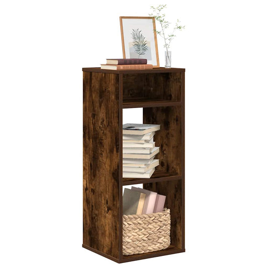 Bookcase, smoky oak, 34x31x80 cm, engineered wood