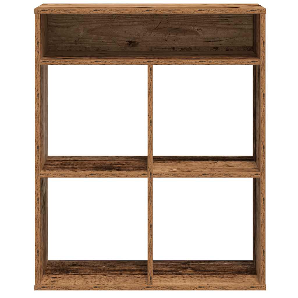 Bookcase, old wood, 66x31x80 cm, processed wood