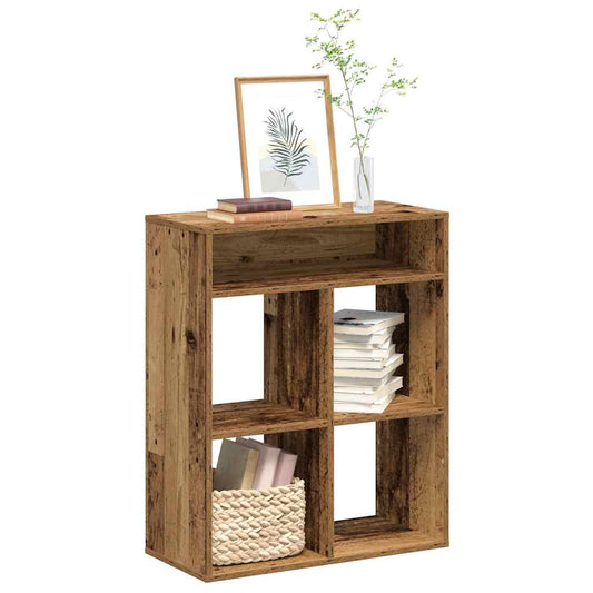 Bookcase, old wood, 66x31x80 cm, processed wood