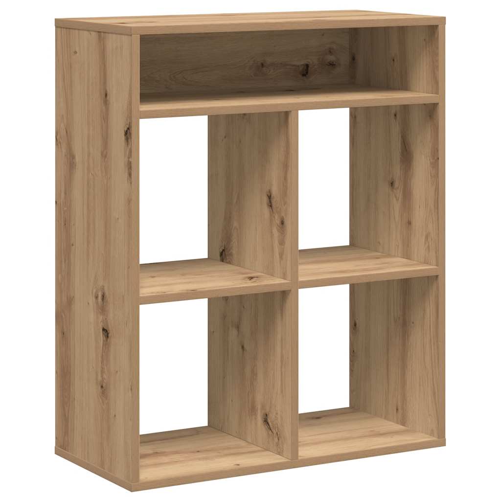 Bookcase, handcrafted oak, 66x31x80 cm, processed wood