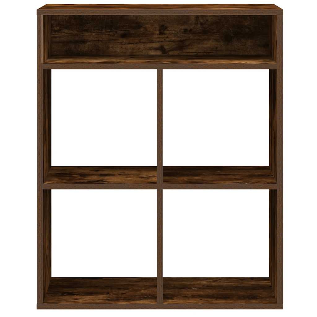 Bookcase, smoky oak, 66x31x80 cm, engineered wood