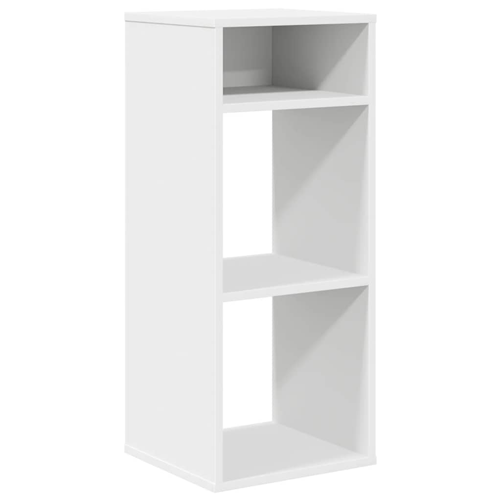 Bookcase, white, 34x31x80 cm, processed wood