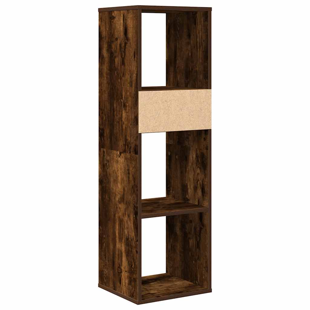 Bookcase, smoky oak, 34x31x112 cm, engineered wood